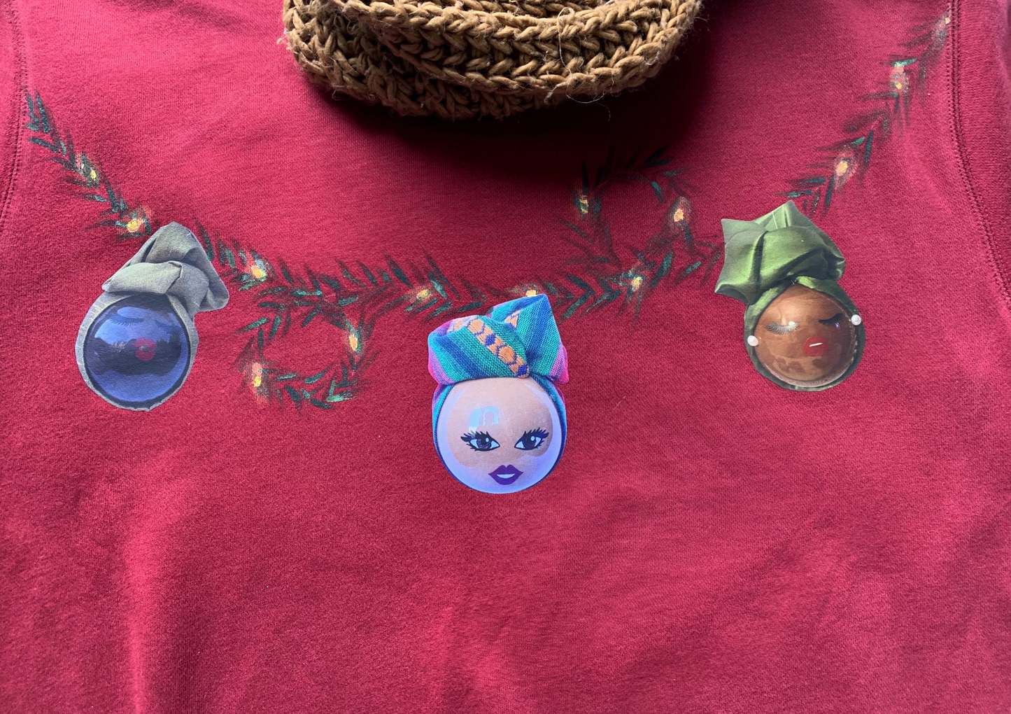 Upcycled SISmas Sweatshirts