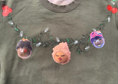 Upcycled SISmas Sweatshirts